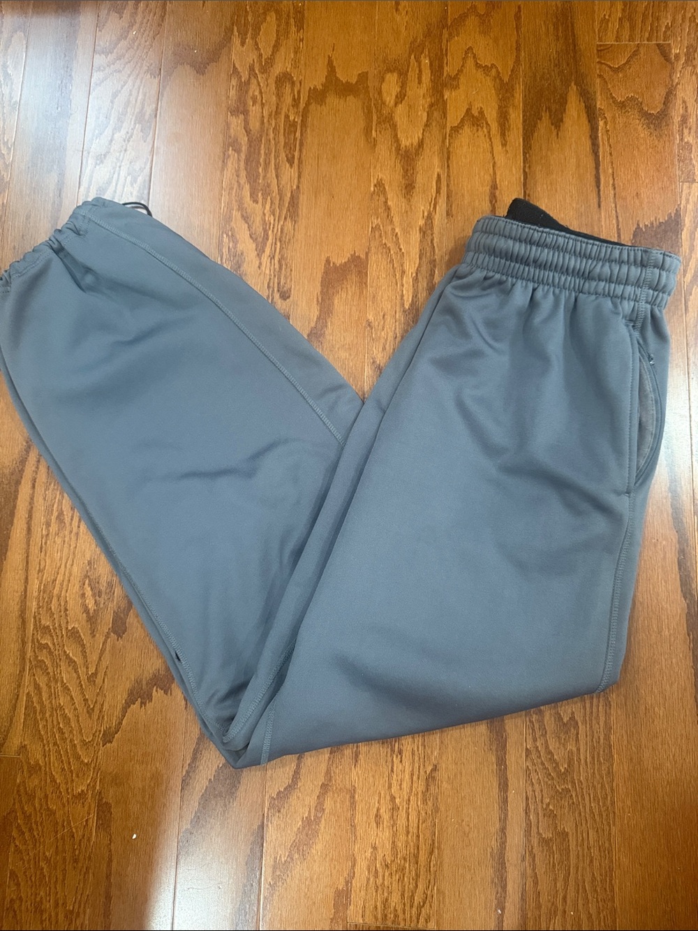 CSG Gray Performance Jogger Pants Toggle Hem Pockets Men’s L